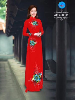 Vải áo dài Hoa in 3D AD 4503 21