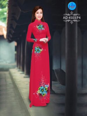 Vải áo dài Hoa in 3D AD 4503 24