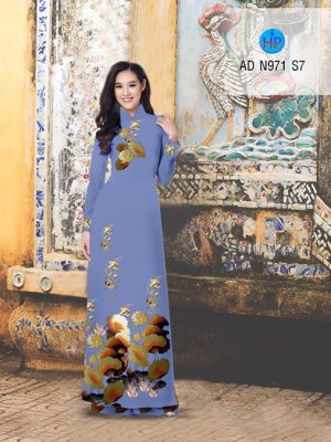 1501599716 57 vai ao dai sen vang ad