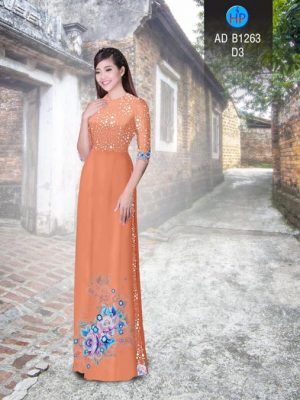 1501663615 557 vai ao dai nhung cham bi trang nhu nhung hat ngoc lap lanh ad