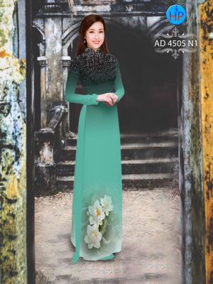 1501667322 345 vai ao dai sen trang ad