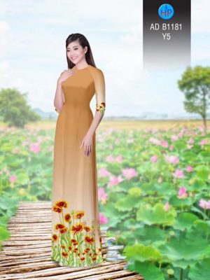 Vải áo dài Hoa Cúc AD B1181 15