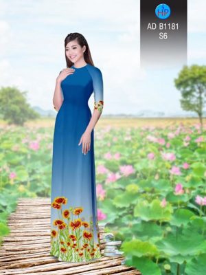 Vải áo dài Hoa Cúc AD B1181 17