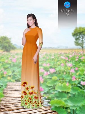 Vải áo dài Hoa Cúc AD B1181 20