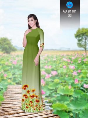 Vải áo dài Hoa Cúc AD B1181 22