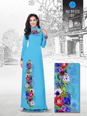 Vải áo dài Hoa in 3D AD B1172 15