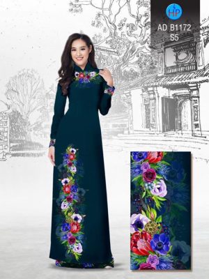 Vải áo dài Hoa in 3D AD B1172 18