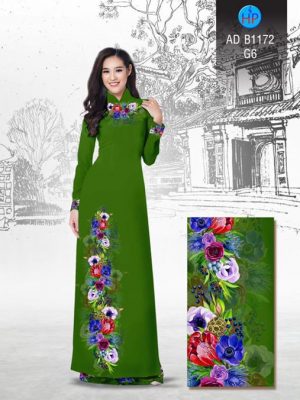 Vải áo dài Hoa in 3D AD B1172 20