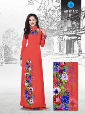 Vải áo dài Hoa in 3D AD B1172 24