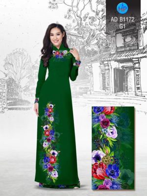 Vải áo dài Hoa in 3D AD B1172 25
