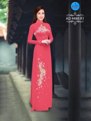 1501681384 392 vai ao dai hoa dao dep sang ad