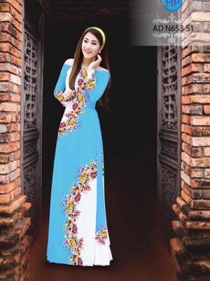 Vải áo dài Hoa in 3D AD N653 20