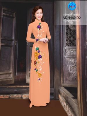 Vải áo dài Hoa in 3D AD 4480 20