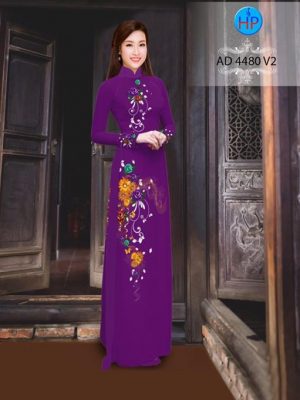Vải áo dài Hoa in 3D AD 4480 21