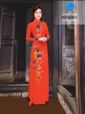 Vải áo dài Hoa in 3D AD 4480 25