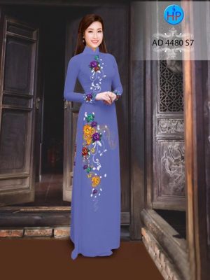 Vải áo dài Hoa in 3D AD 4480 24