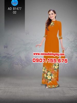 Vải áo dài Hoa in 3D AD B1477 14