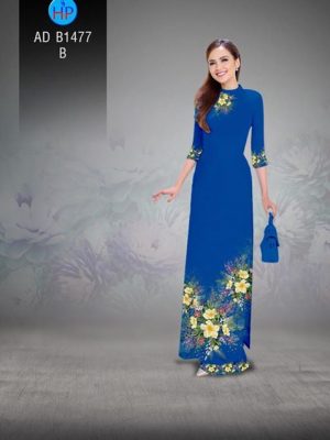 Vải áo dài Hoa in 3D AD B1477 17