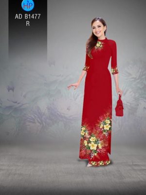 Vải áo dài Hoa in 3D AD B1477 16