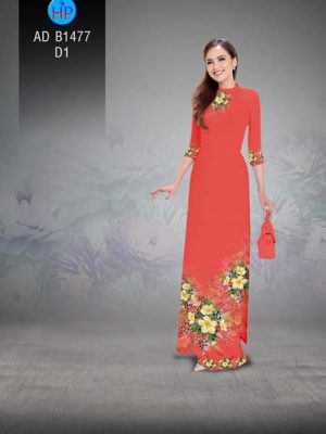 Vải áo dài Hoa in 3D AD B1477 18