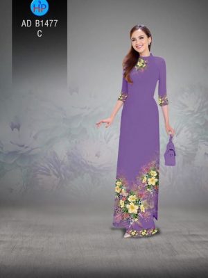 Vải áo dài Hoa in 3D AD B1477 19