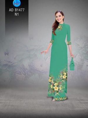 Vải áo dài Hoa in 3D AD B1477 21