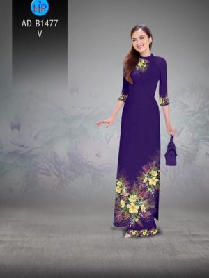 Vải áo dài Hoa in 3D AD B1477 25