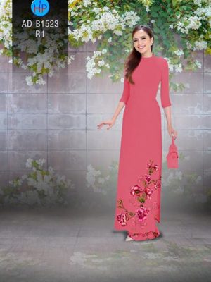 Vải áo dài Hoa in 3D AD B1523 14
