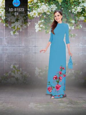 Vải áo dài Hoa in 3D AD B1523 15