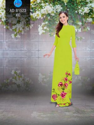 Vải áo dài Hoa in 3D AD B1523 17