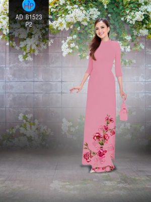 Vải áo dài Hoa in 3D AD B1523 23