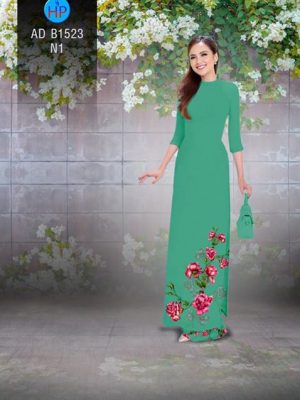 Vải áo dài Hoa in 3D AD B1523 21
