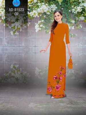 Vải áo dài Hoa in 3D AD B1523 22