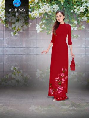 Vải áo dài Hoa in 3D AD B1523 24