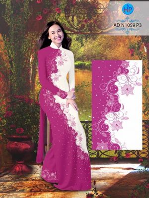 1502723952 389 vai ao dai hoa van ve in 3d ad