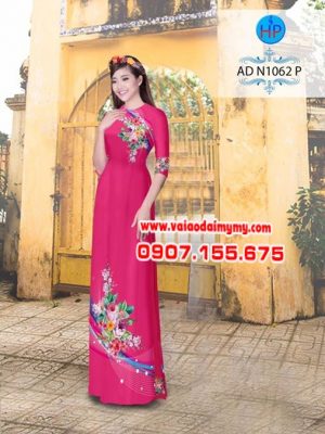 Vải áo dài Hoa in 3D AD N1062 14