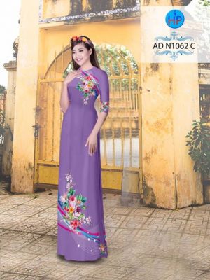 Vải áo dài Hoa in 3D AD N1062 17