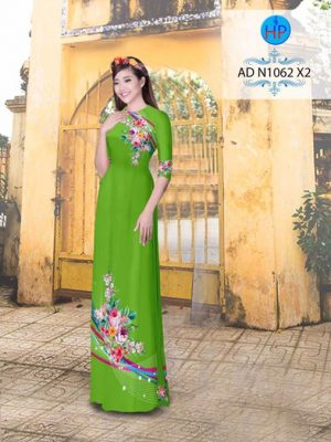 Vải áo dài Hoa in 3D AD N1062 23