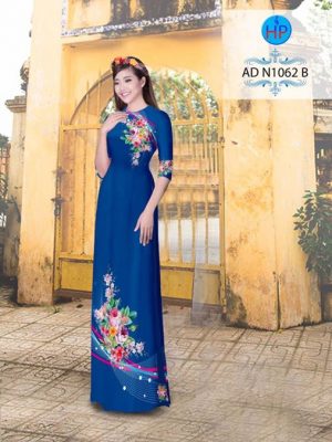 Vải áo dài Hoa in 3D AD N1062 21
