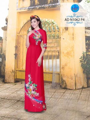 Vải áo dài Hoa in 3D AD N1062 25