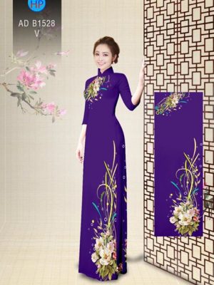 Vải áo dài Hoa in 3D AD B1528 14