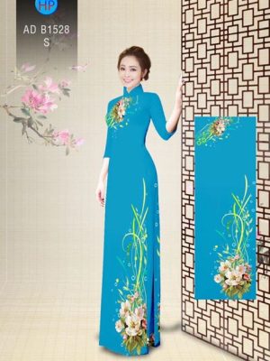 Vải áo dài Hoa in 3D AD B1528 18