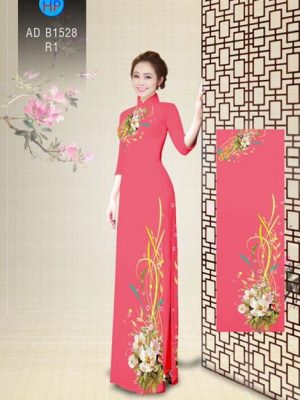 Vải áo dài Hoa in 3D AD B1528 17