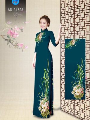 Vải áo dài Hoa in 3D AD B1528 16