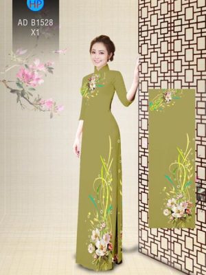Vải áo dài Hoa in 3D AD B1528 20