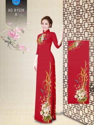 Vải áo dài Hoa in 3D AD B1528 19