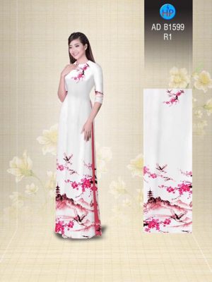 1503968223 205 vai ao dai hoa dao va phong canh nen tho ad