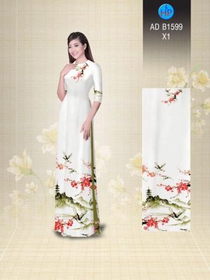 1503968223 211 vai ao dai hoa dao va phong canh nen tho ad