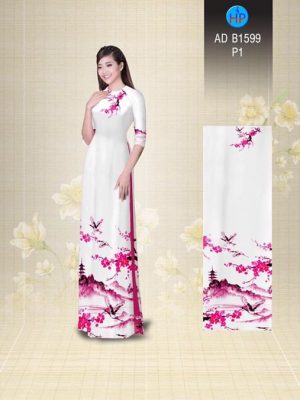 1503968226 736 vai ao dai hoa dao va phong canh nen tho ad