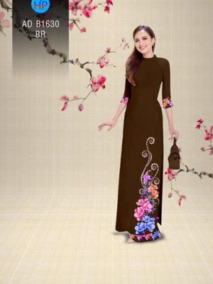 Vải áo dài Hoa in 3D AD B1630 17